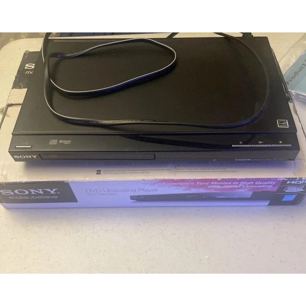Sony DVP-SR500H CD/DVD Player Dolby Digital DTS 1080p HDMI Upscaling Working!